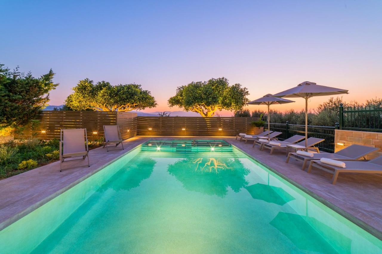 Estella Villa With Pool, Children Area, Bbq & Magnificent Views! Astérion Exterior foto