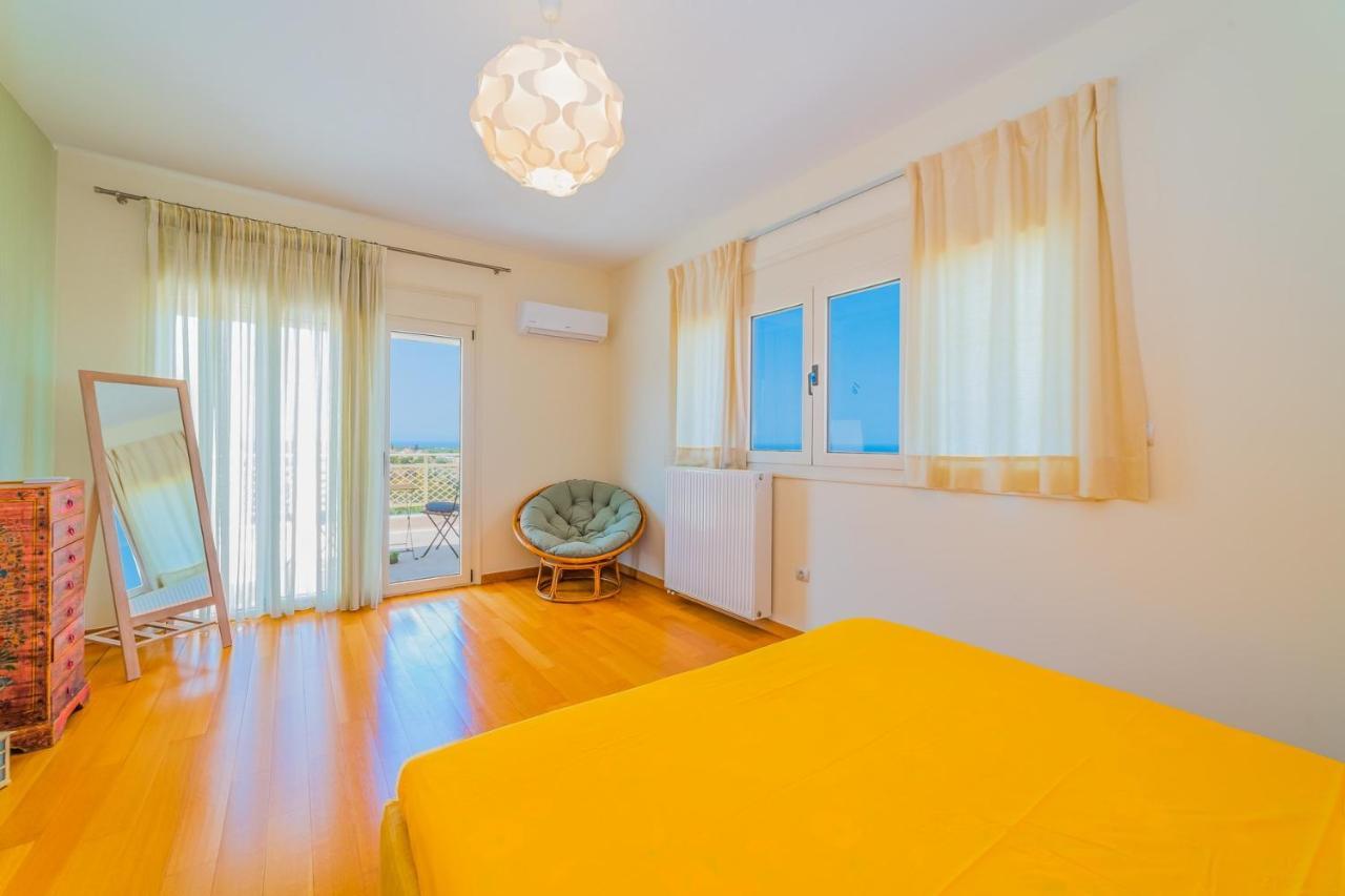 Estella Villa With Pool, Children Area, Bbq & Magnificent Views! Astérion Exterior foto