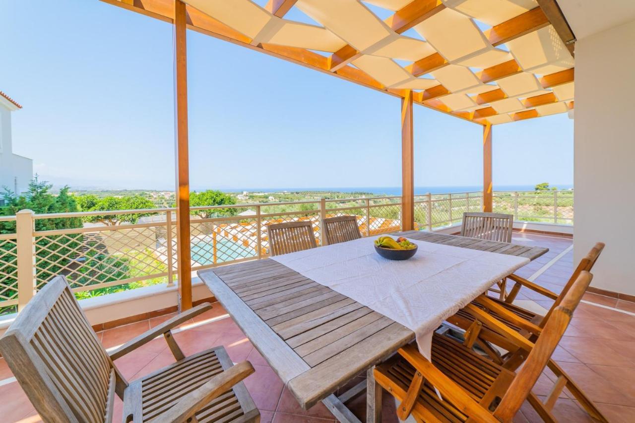 Estella Villa With Pool, Children Area, Bbq & Magnificent Views! Astérion Exterior foto
