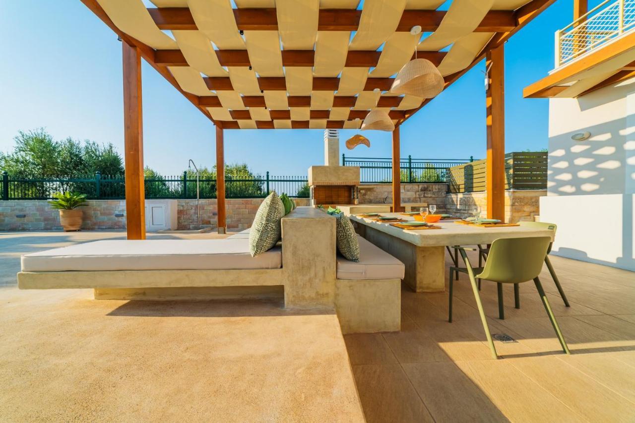 Estella Villa With Pool, Children Area, Bbq & Magnificent Views! Astérion Exterior foto