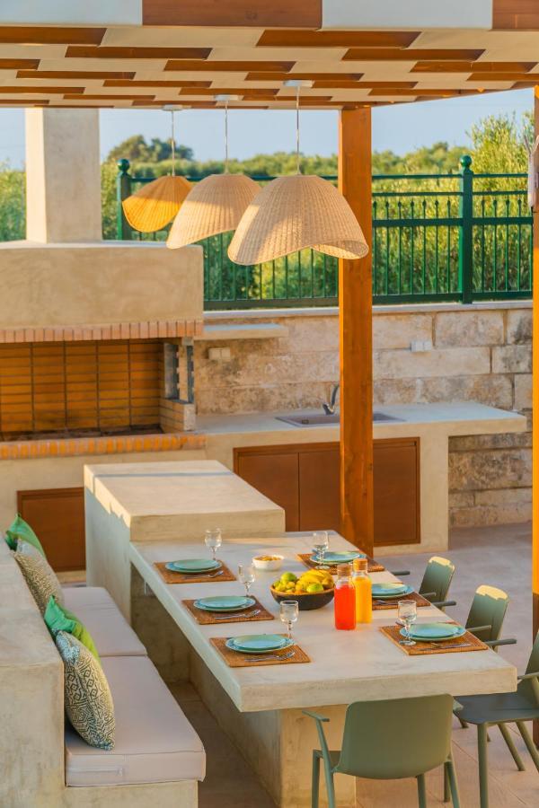 Estella Villa With Pool, Children Area, Bbq & Magnificent Views! Astérion Exterior foto